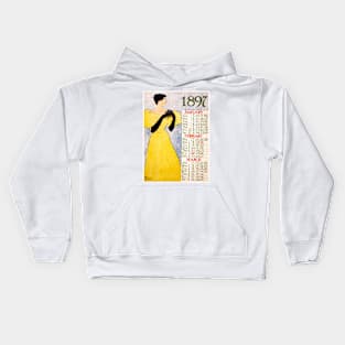 Calendar,1897 Kids Hoodie